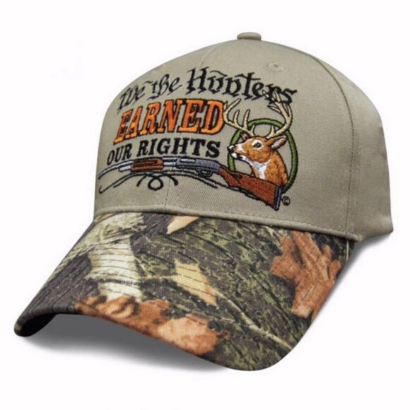 We the Hunters Earned Our Rights 2nd Amendment Cap Hat NEW Fast Ship - Picture 1 of 3